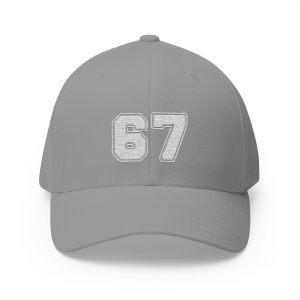 Distressed '67' Number Cap | Embroidered Baseball Hat