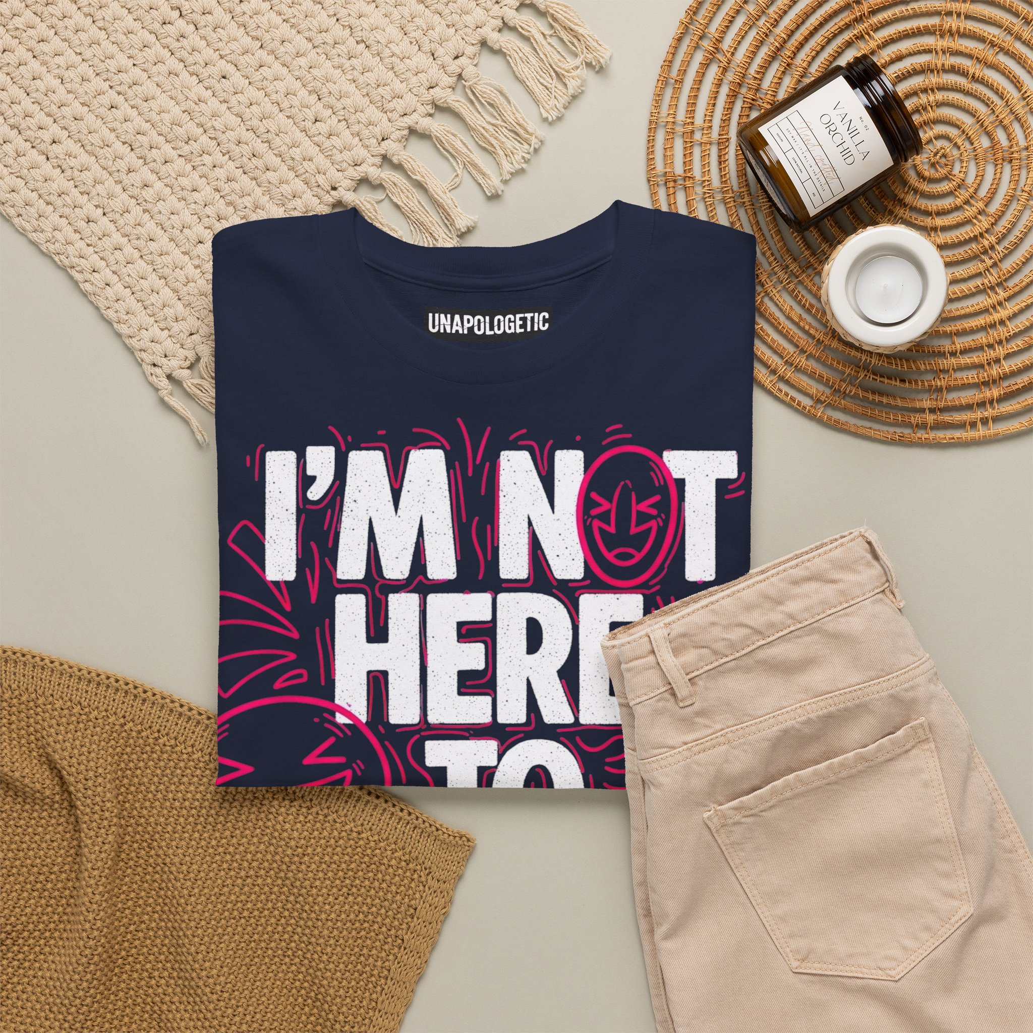 I'm Not Here To Please You Graphic Tee — Bold Sarcastic Statement Shirt – Bild 13